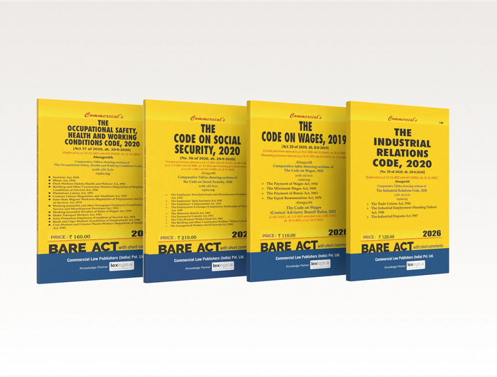 Commercial's Combo Pack New Labour Codes (Set of 4 Books)