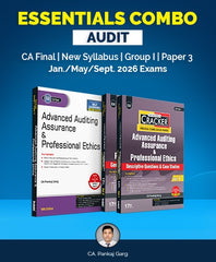 Taxmann's CA Final Essentials Combo Audit (Study Material + Cracker - Set of 2 Books) By CA Pankaj Garg