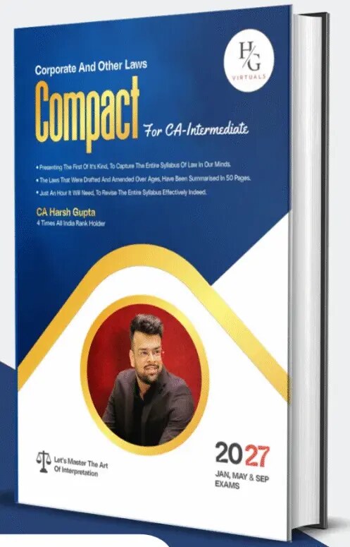 CA Inter Corporate and Other Laws Compact Book by CA Harsh Gupta