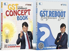 CA Inter GST (Reboot Questionnaire + Concept Book) Combo Book Set by CA Yashvant Mangal
