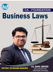CA Foundation Business Laws (Regular) Book by CA Sahil Grover
