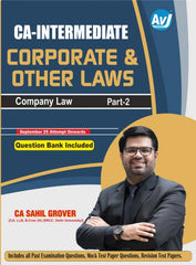 CA Inter Corporate & Other Laws (Part 2) (Regular) Book by CA Sahil Grover