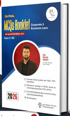 CA Final Corporate and Economic Laws (MCQs Booklet – SPOM Set A) by CA Harsh Gupta