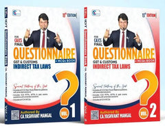 CA Final Indirect Tax Laws (Questionnaire + MCQs) Book by CA Yashvant Mangal
