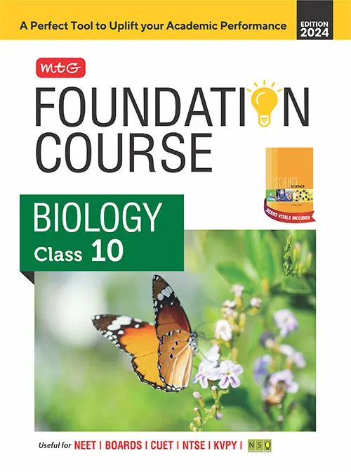 Foundation Course Biology Book for Class 10 by MTG Learning