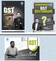 CA Inter GST (Concept + Questionnaire + Chart) Book by CA Vishal Bhattad