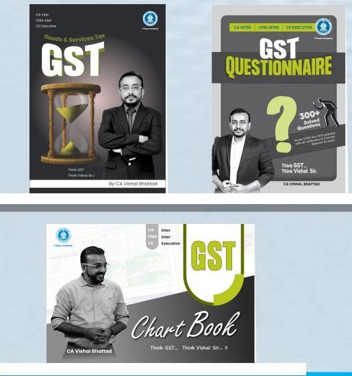 CA Inter GST Complete Book Set by CA Vishal Bhattad