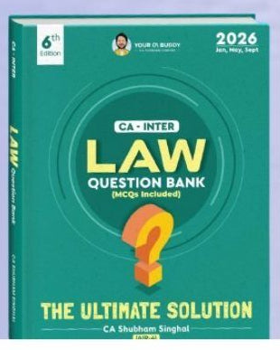CA Inter Corporate and Other Laws Question Bank & MCQ Booklet by CA Shubham Singhal