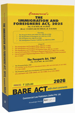 Commercial's The Immigration and Foreigners Act, 2025