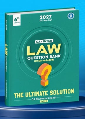 CA Inter Corporate and Other Laws Question Bank & MCQ Booklet by CA Shubham Singhal