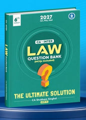 CA Inter Corporate and Other Laws Question Bank & MCQ Booklet by CA Shubham Singhal