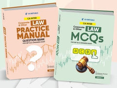 CA Inter Corporate & Other Laws (Question Bank + MCQ) Books by CA Karan Kumar