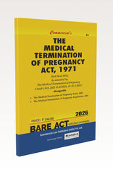 Commercial's Medical Termination of Pregnancy Act, 1971 Bare Act book - BuyTestSeries.in