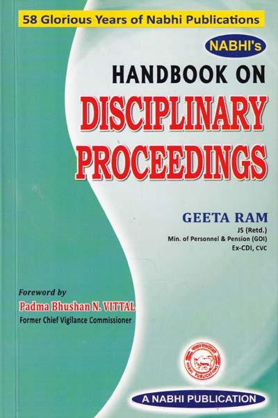 Handbook on Disciplinary Proceedings - Book By Nabhi Publication