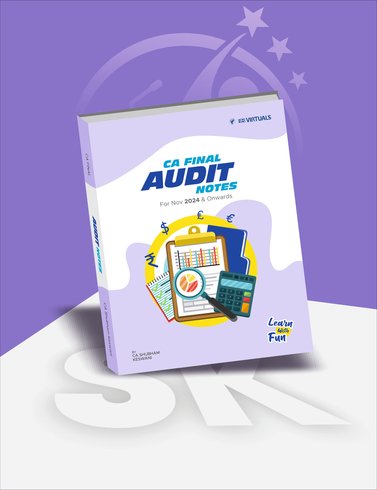 CA Final (2023 Scheme) Audit (Notes) Book by CA Shubham Keswani.