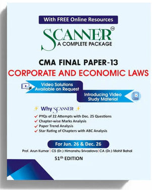 Shuchita Scanner CMA Final Paper - 13 Corporate and Economic Laws Green Edition