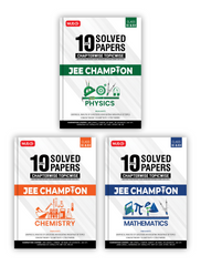 10 Years JEE Main and Advanced (2024-2015) JEE Champion Combo (Physics + Chemistry + Maths) Set of 3 Books by MTG Learning