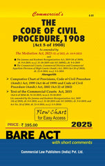 Commercial's Code of Civil Procedure, 1908 (PB) Bare Act book