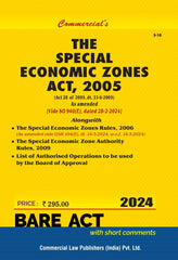 Commercial's Special Economic Zones Act, 2005 with Rules, 2006 Bare Act book