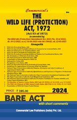 Commercial's Wild Life (Protection) Act, 1972 Bare Act book