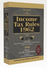 Commercial's Income Tax Rules 1962 Book By Dr. Girish Ahuja and Adv. Rahul Agarwal