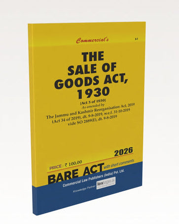 Commercial’s The Sale of Goods Act, 1930 Bare Act (With Short Comments) Book - BuyTestSeries.in