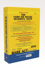 Commercial's Code of Social Security, 2020, alongwith Rules, 2026 and EPF Scheme, 2026 Bare Act book