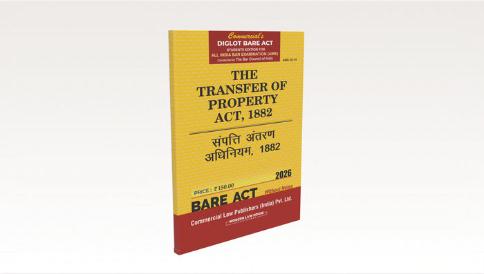 Commercial's The Transfer of Property Act, 1882 (AIBE) Diglot