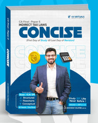 CA Final Indirect Tax Laws Concise (Concept Books) by CA Siddhesh Valimbe