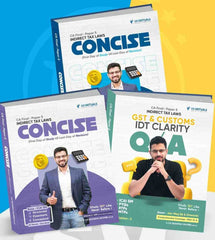 CA Final Indirect Tax Laws (Clarity Q/A + Concise) books by CA Siddhesh Valimbe