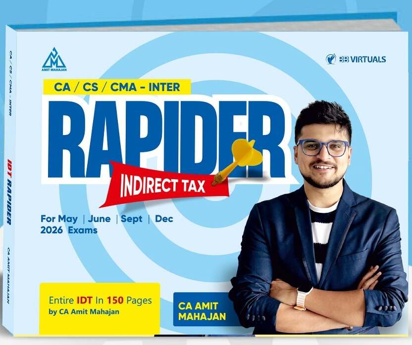CA Inter Indirect Tax Rapider Book by CA Amit Mahajan