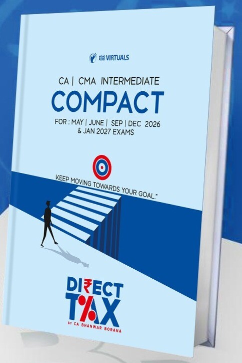 CA/CMA Inter Income Tax COMPACT A Handwritten Notes by CA Bhanwar Borana