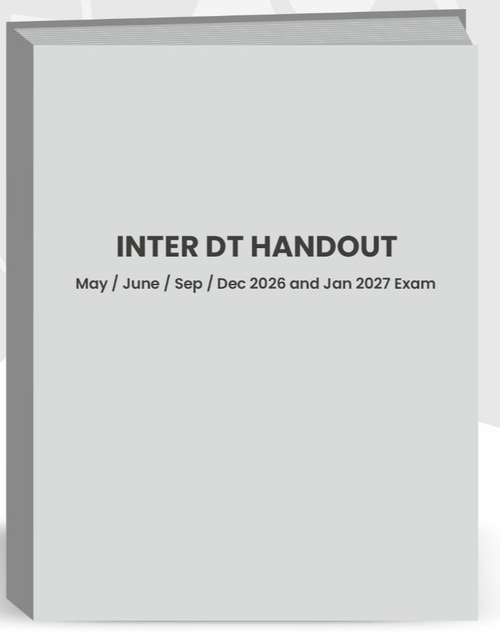 CA Inter Direct Tax Handout (Board Notes) by CA Bhanwar Borana