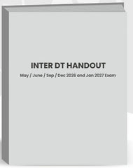 CA Inter Direct Tax Handout (Board Notes) by CA Bhanwar Borana